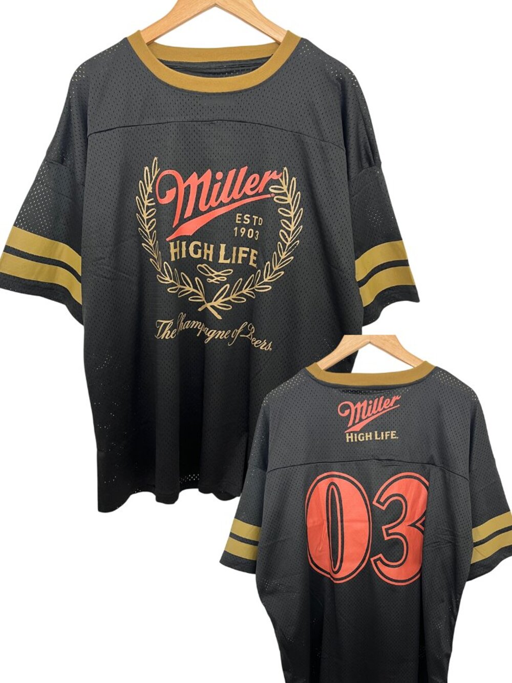 NWOT Miller High Life Men’s Jersey XL